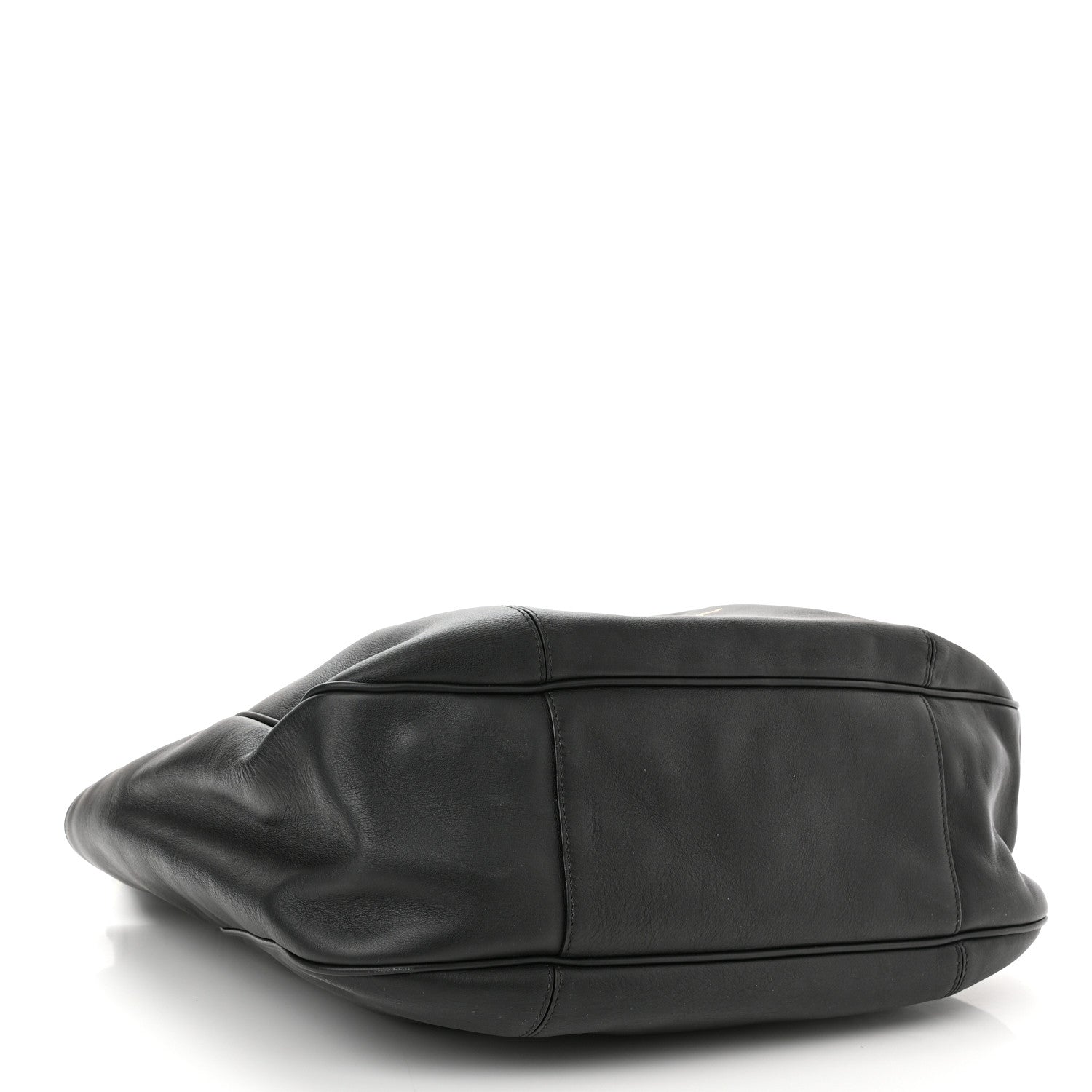 Salvatore Ferragamo Calfskin Elle Gancini Chain Hobo Black 4 of 11