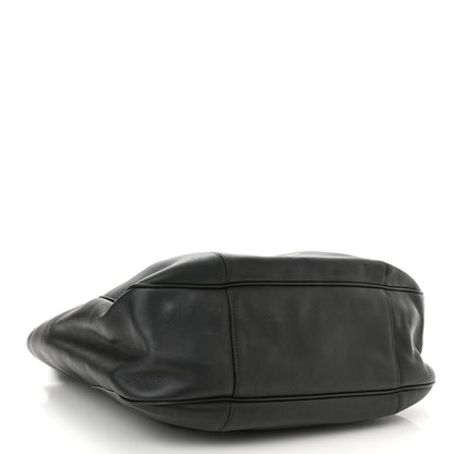 Salvatore Ferragamo Calfskin Elle Gancini Chain Hobo Black 4 of 11