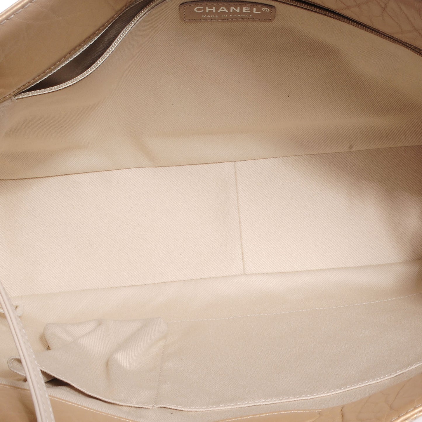 Aged Calfskin Reissue 2.55 Tote Light Gold