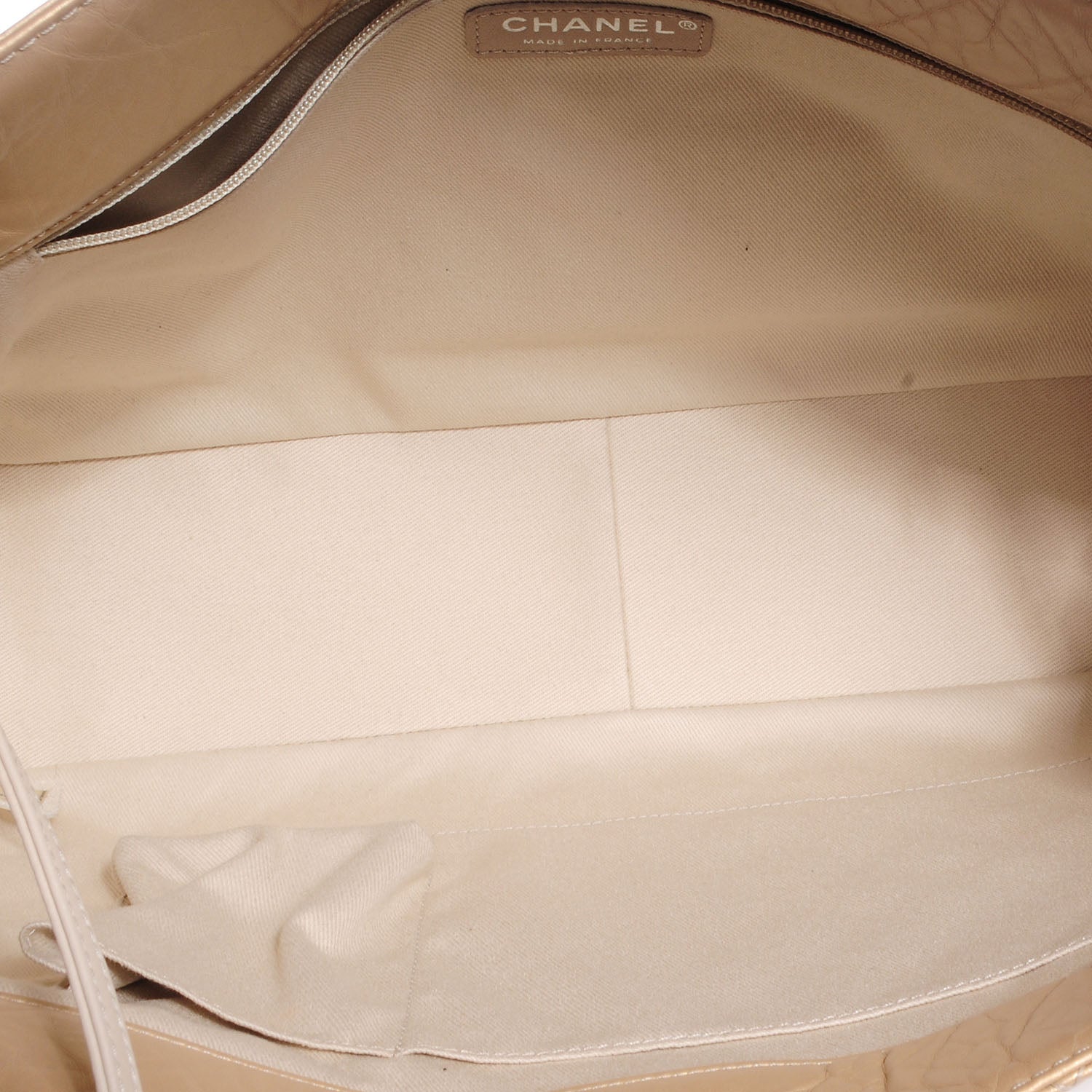 Chanel Aged Calfskin Reissue 2.55 Tote Light Gold 6 of 8