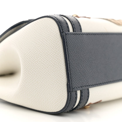 Dolce & Gabbana DOLCE GABBANA Dauphine Small Miss Sicily Anchor Satchel White Blue 8 of 13