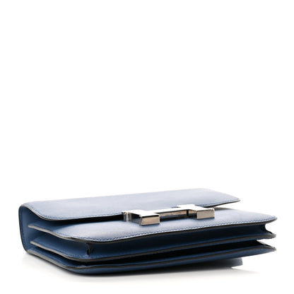 Hermes Tadelakt Constance 18 Bleu Agate 4 of 10