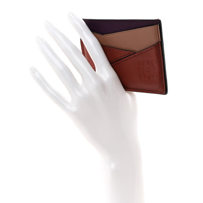 Loewe Calfskin Puzzle Colorblock Card Holder Multicolor 2 of 8