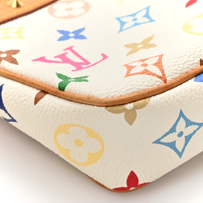 Louis Vuitton Monogram Multicolor Pochette Accessories White 12 of 15