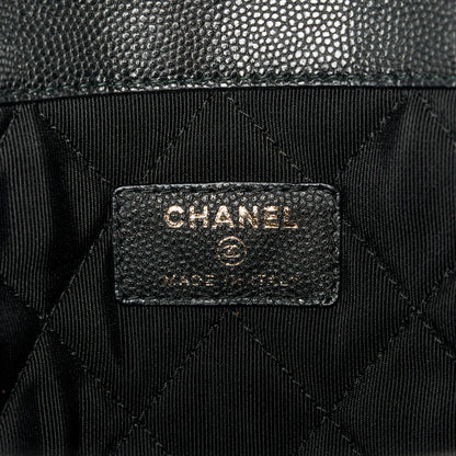Chanel Caviar Quilted Medium Golden Class Pouch Black 6 of 8