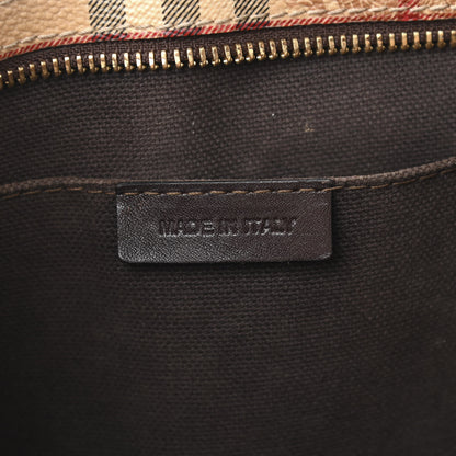 Burberry Haymarket Check Medium Regent Tote Chocolate 7 of 23