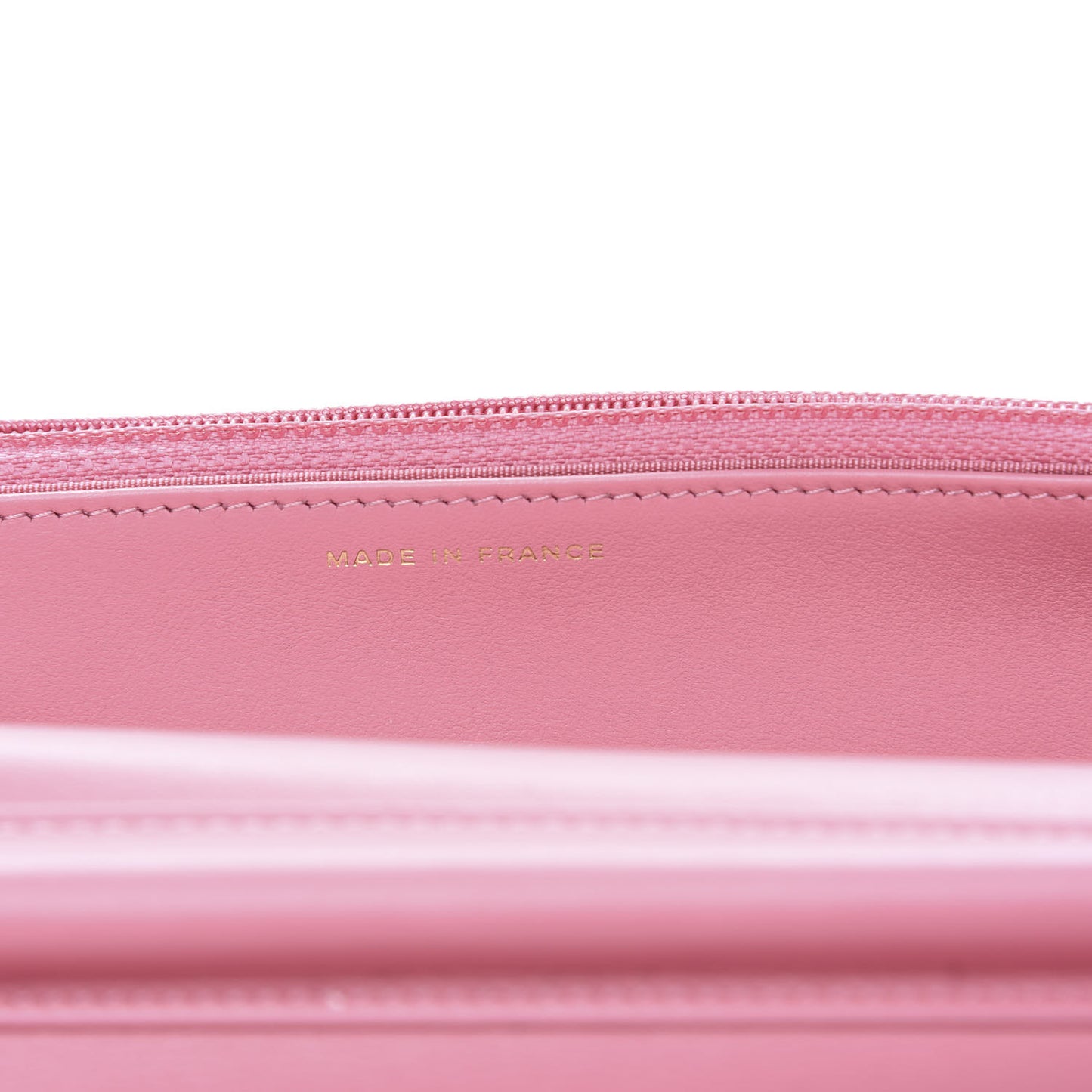 Caviar Quilted Boy Wallet On Chain WOC Light Pink