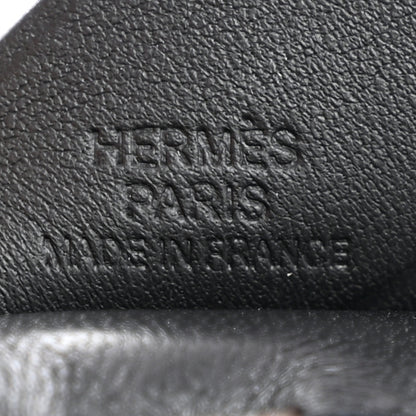 Hermes Milo Lambskin Grigri Rodeo Pegase Horse Bag Charm PM Black Etoupe 3 of 5