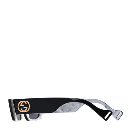 Gucci Acetate Rectangular Crystal Sunglasses GG0516S Black 2 of 9