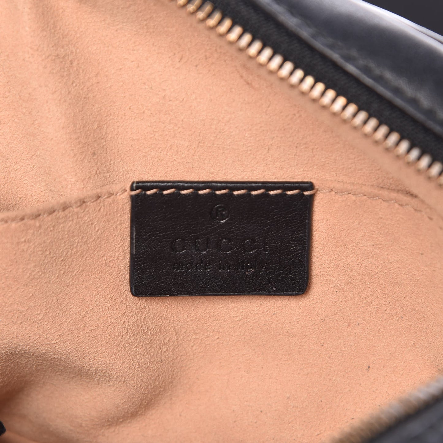 Calfskin Matelasse GG Marmont Belt Bag 85 34 Black