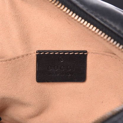 Gucci Calfskin Matelasse GG Marmont Belt Bag 85 34 Black 6 of 12