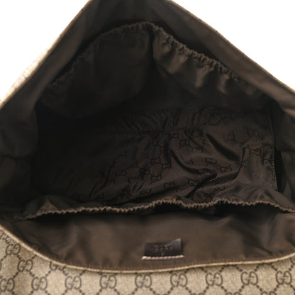 Gucci GG Plus Monogram Messenger Diaper Bag Dark Brown 5 of 9