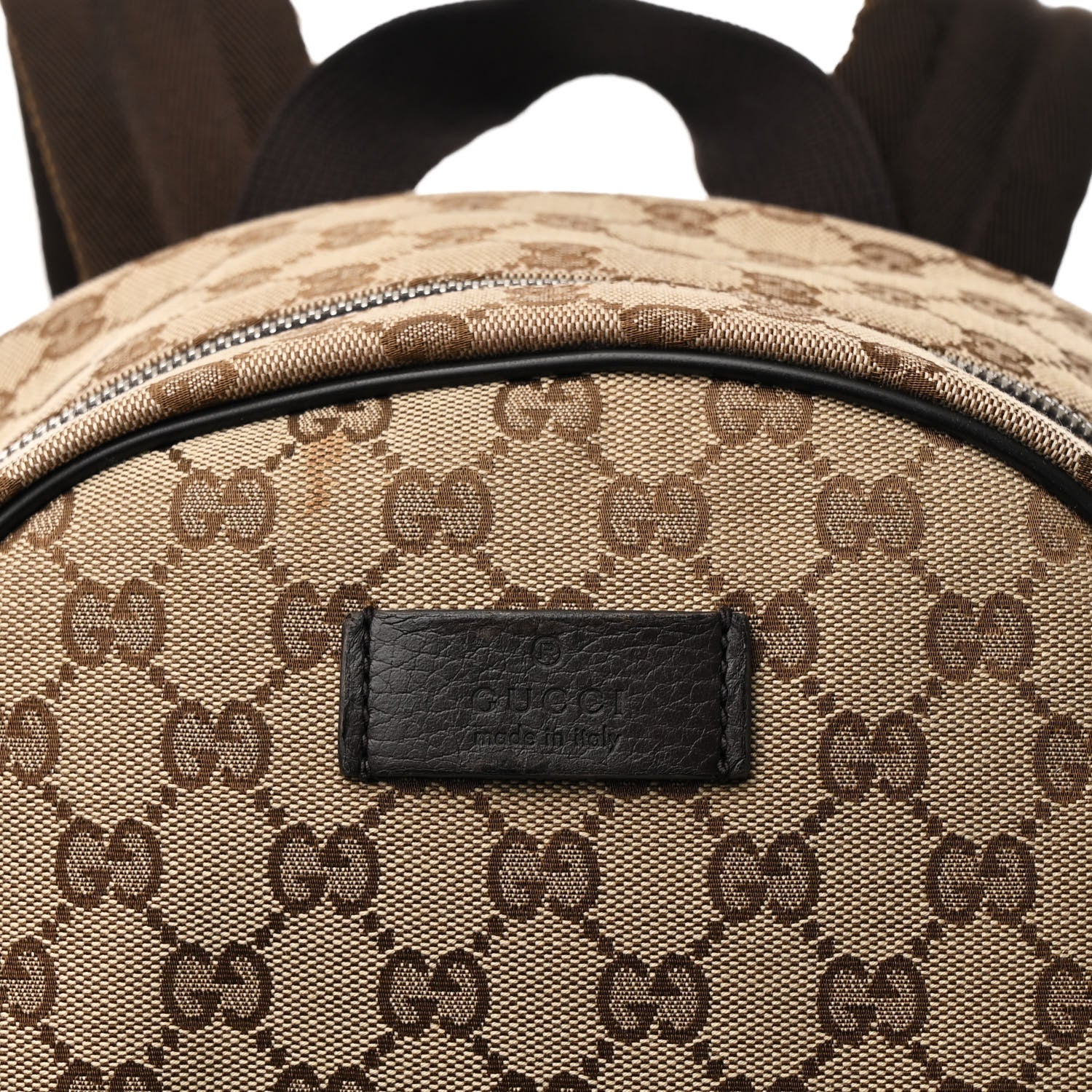Gucci Monogram Travel Backpack Dark Brown 8 of 11