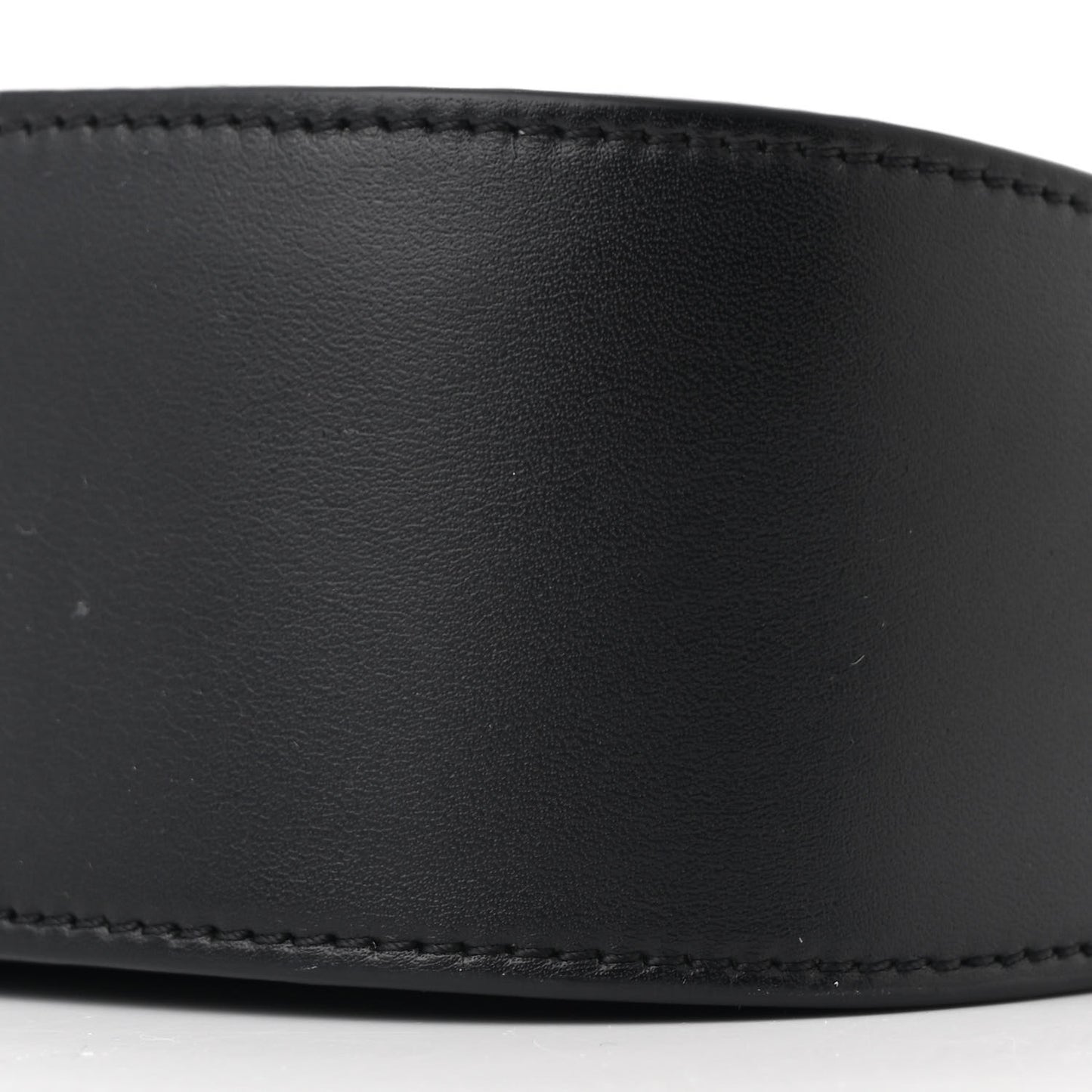 Smooth Calfskin Half Moon Shoulder Bag Black