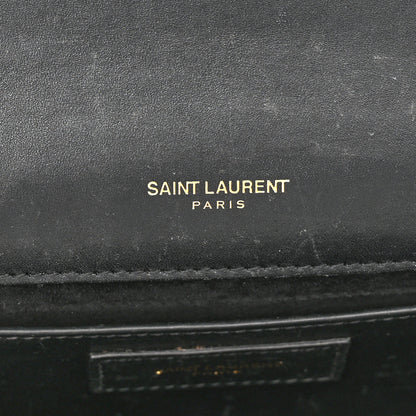 Saint Laurent Calfskin Small Classic Monogram Kate Tassel Satchel Black 6 of 11