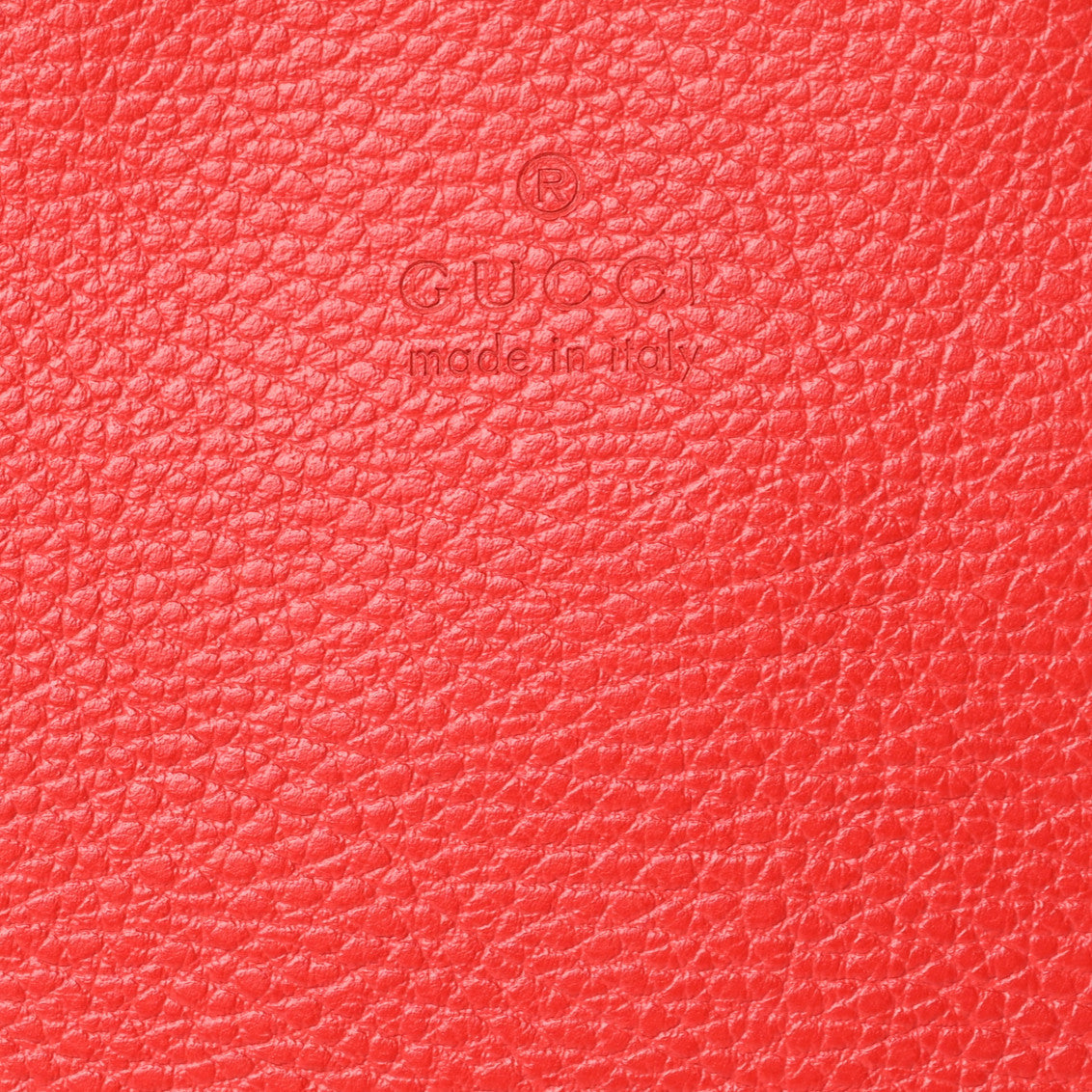 Calfskin Large Bamboo Clutch Red