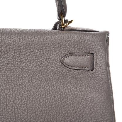 Hermes Togo Kelly Retourne 28 Etain 32 of 38