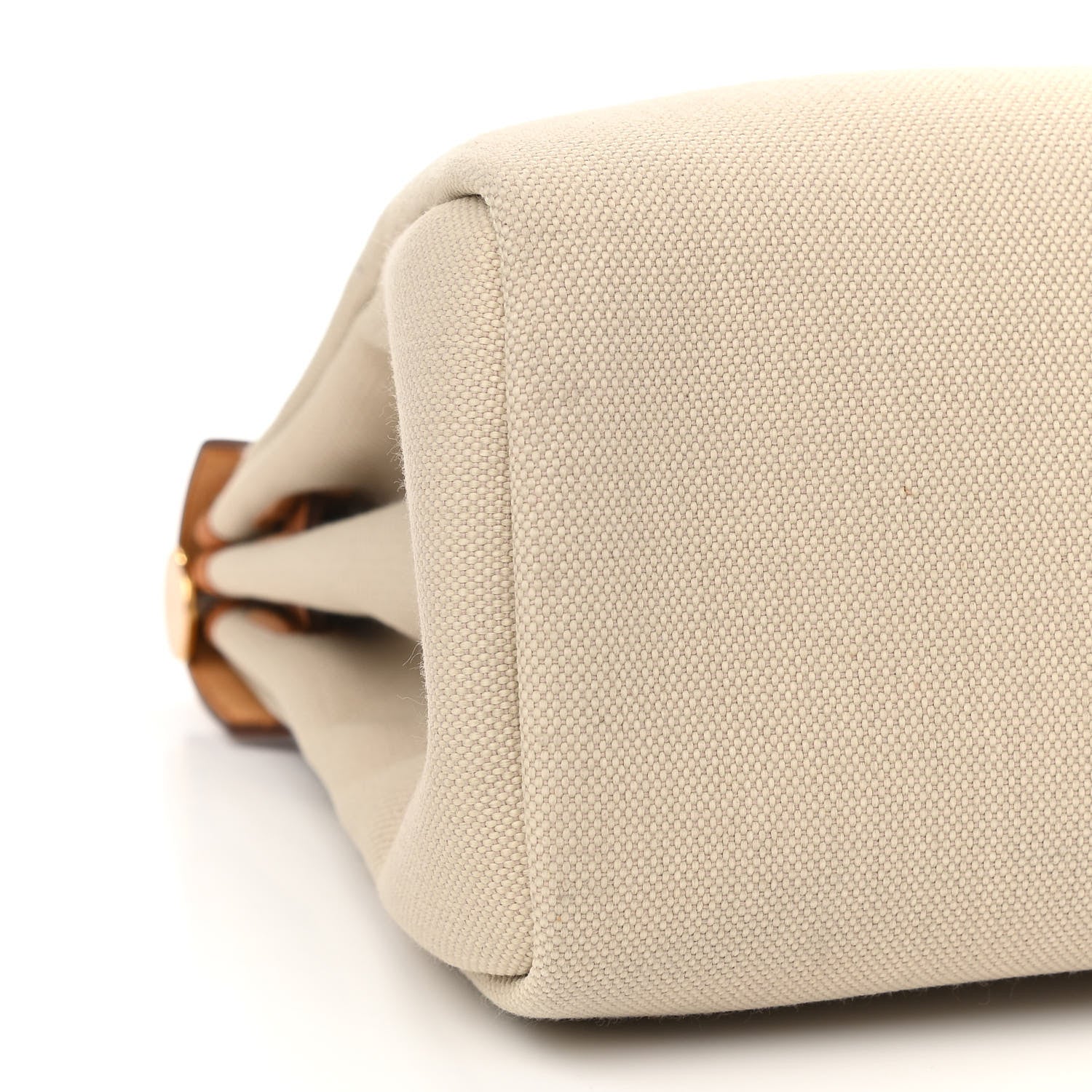 Hermes Vache Hunter Toile Herbag Zip 31 PM Trench Gold 11 of 12