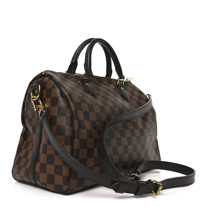 Louis Vuitton Damier Ebene Speedy Bandouliere 30 3 of 10