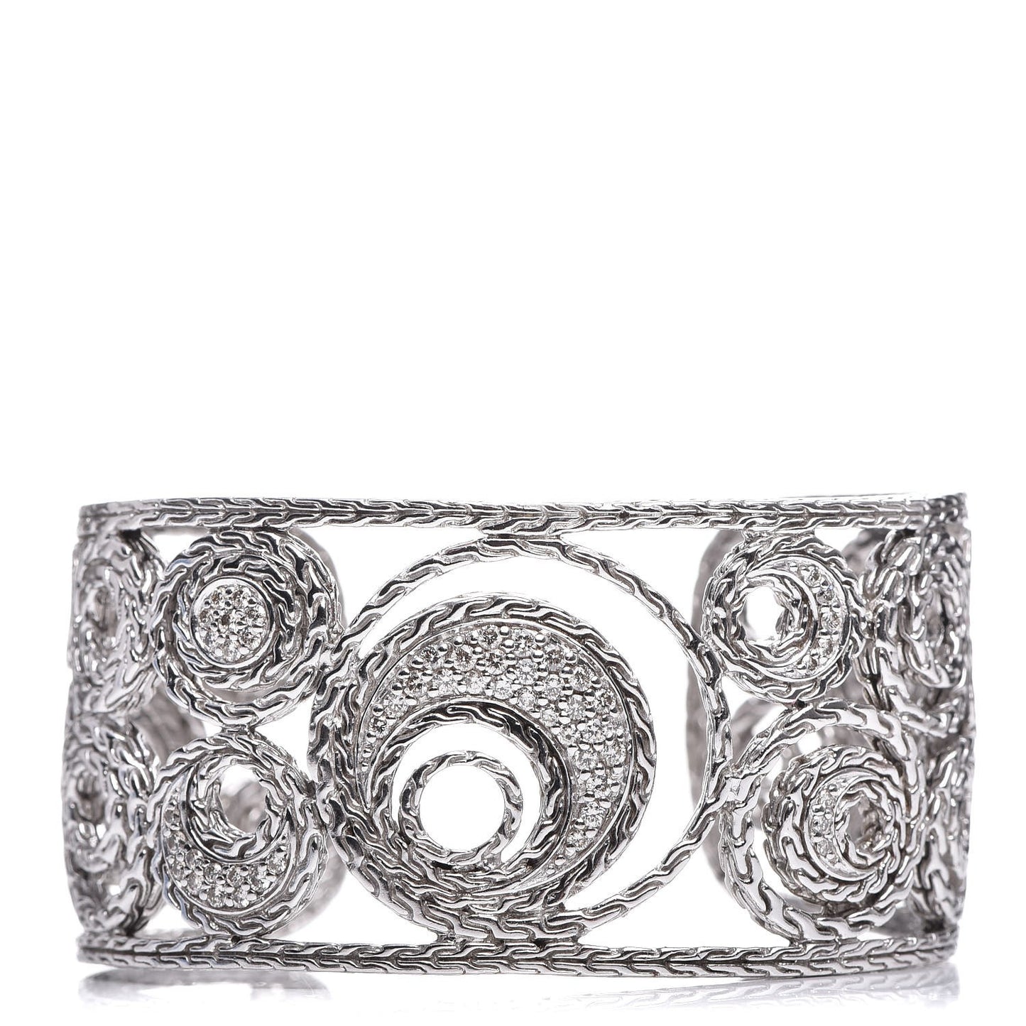 Sterling Silver Diamond Langit Cuff