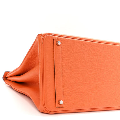 Hermes Togo Birkin 40 Orange 9 of 17