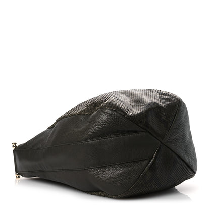 Gucci Snakeskin Greenwich Shoulder Bag Green 4 of 11