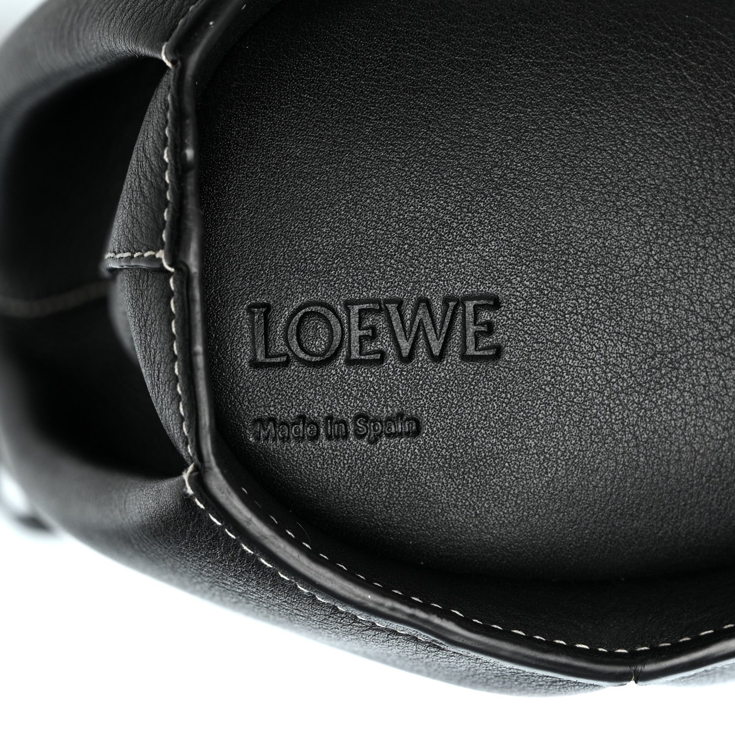 Loewe Calfskin Mini Elephant Crossbody Bag Black 6 of 10