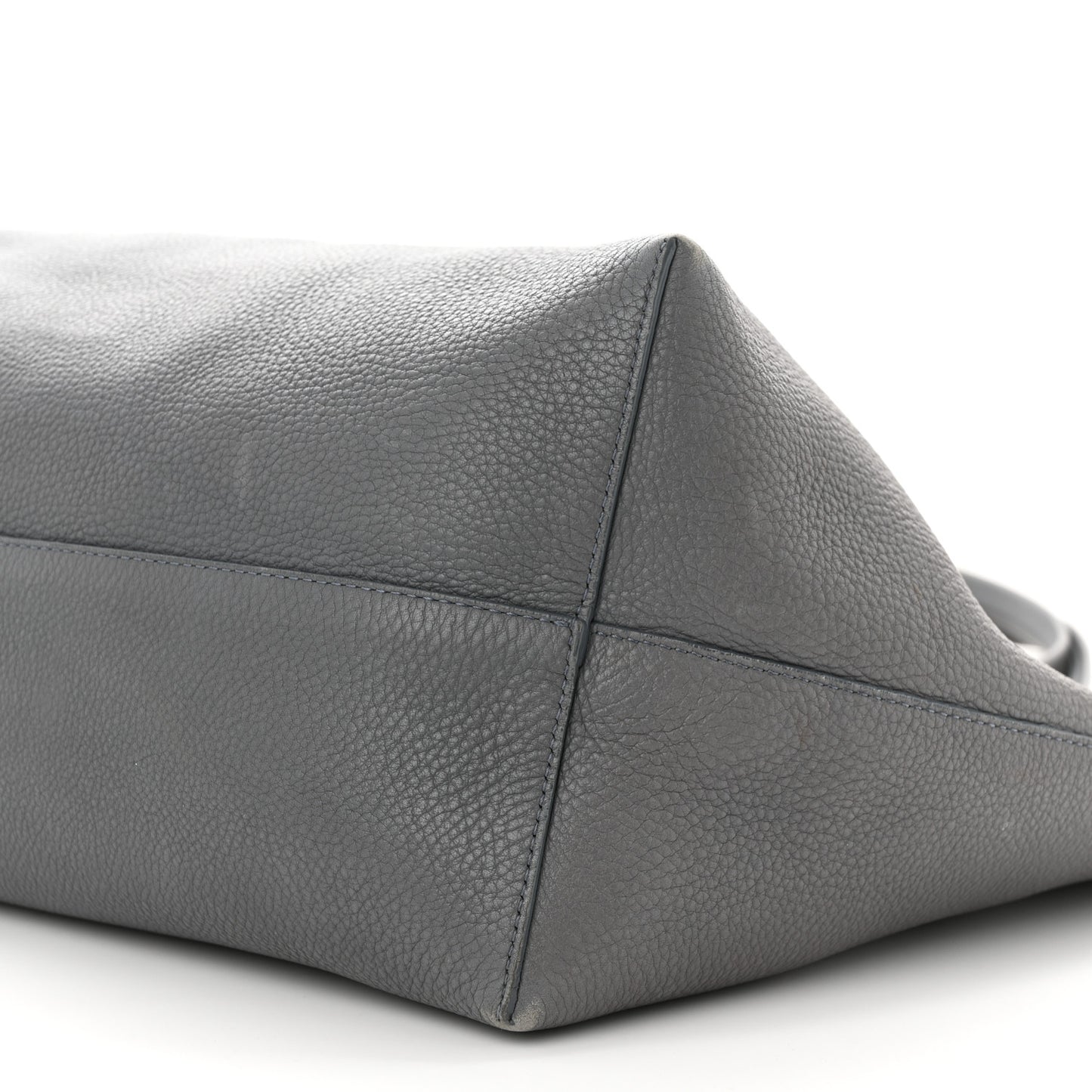 Grained Calfskin Park Tote Three Grey