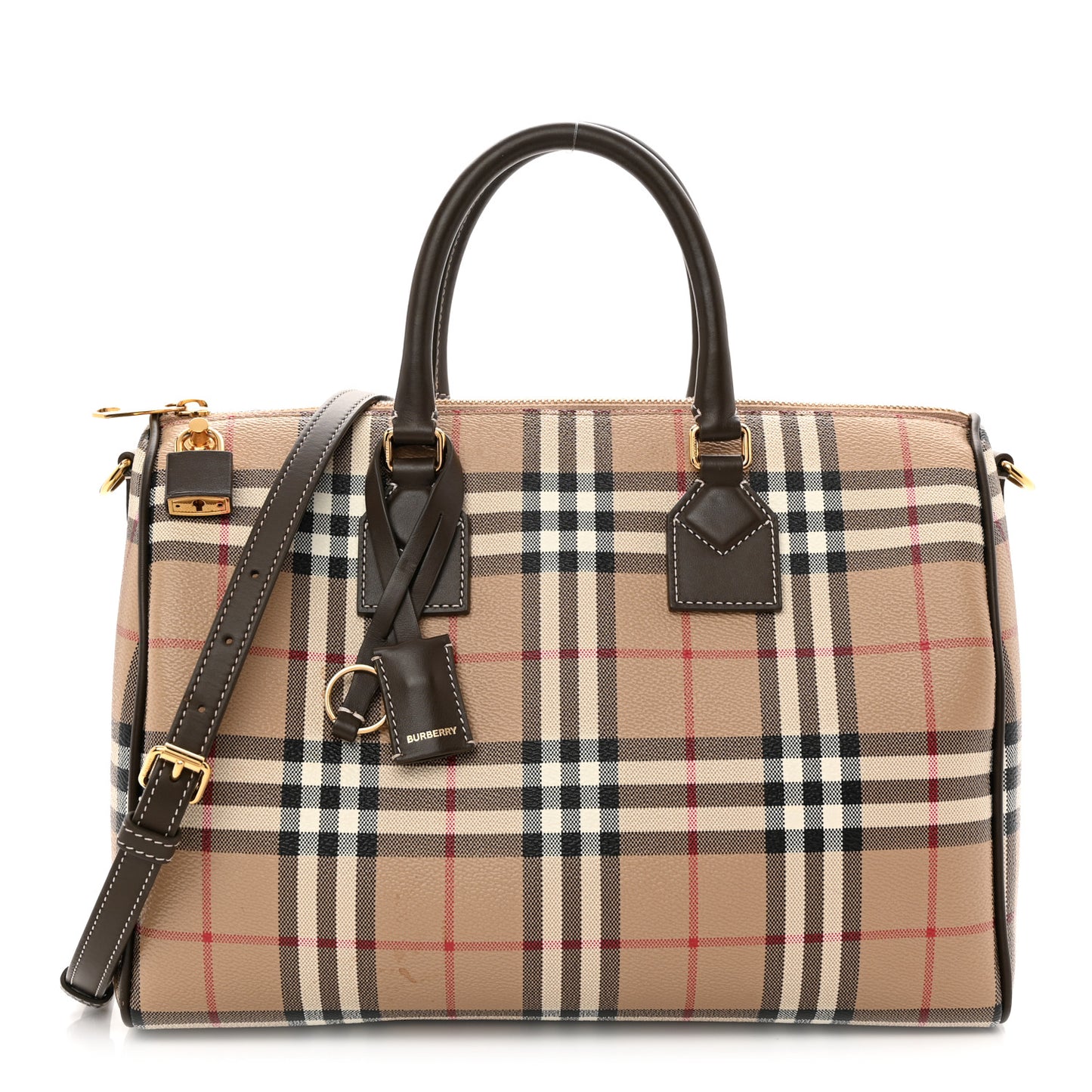 Horseferry Check Medium Bowling Bag Military