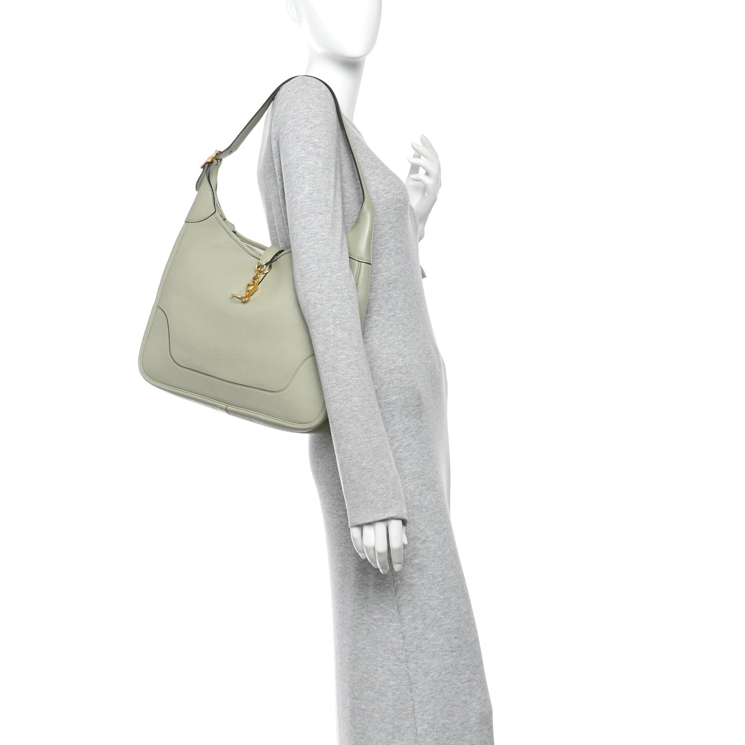 Hermes Togo Trim II 35 Hobo Vert Pale 2 of 11