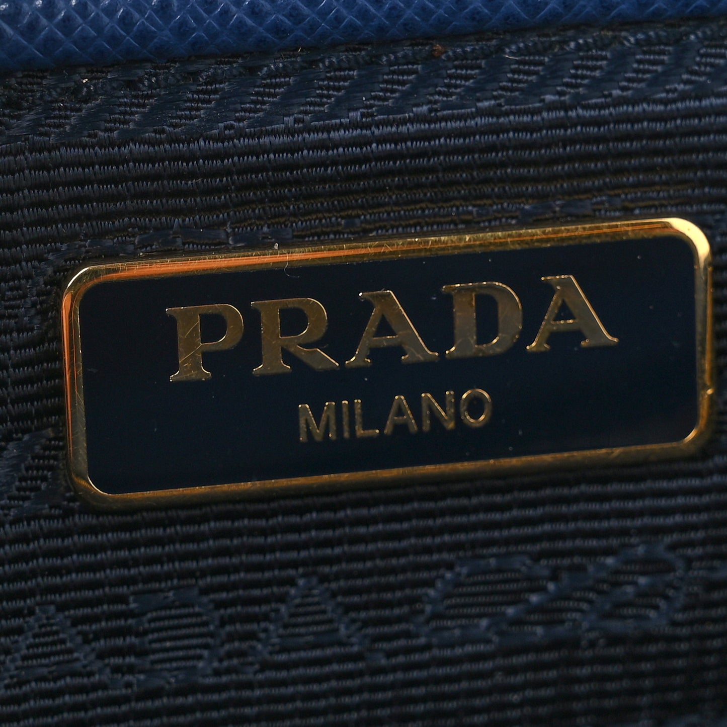 Saffiano Mini Front Pocket Crossbody Bag Bleuette