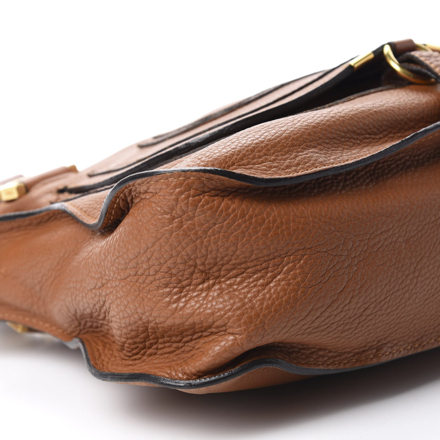 Calfskin Medium Marcie Satchel Tan
