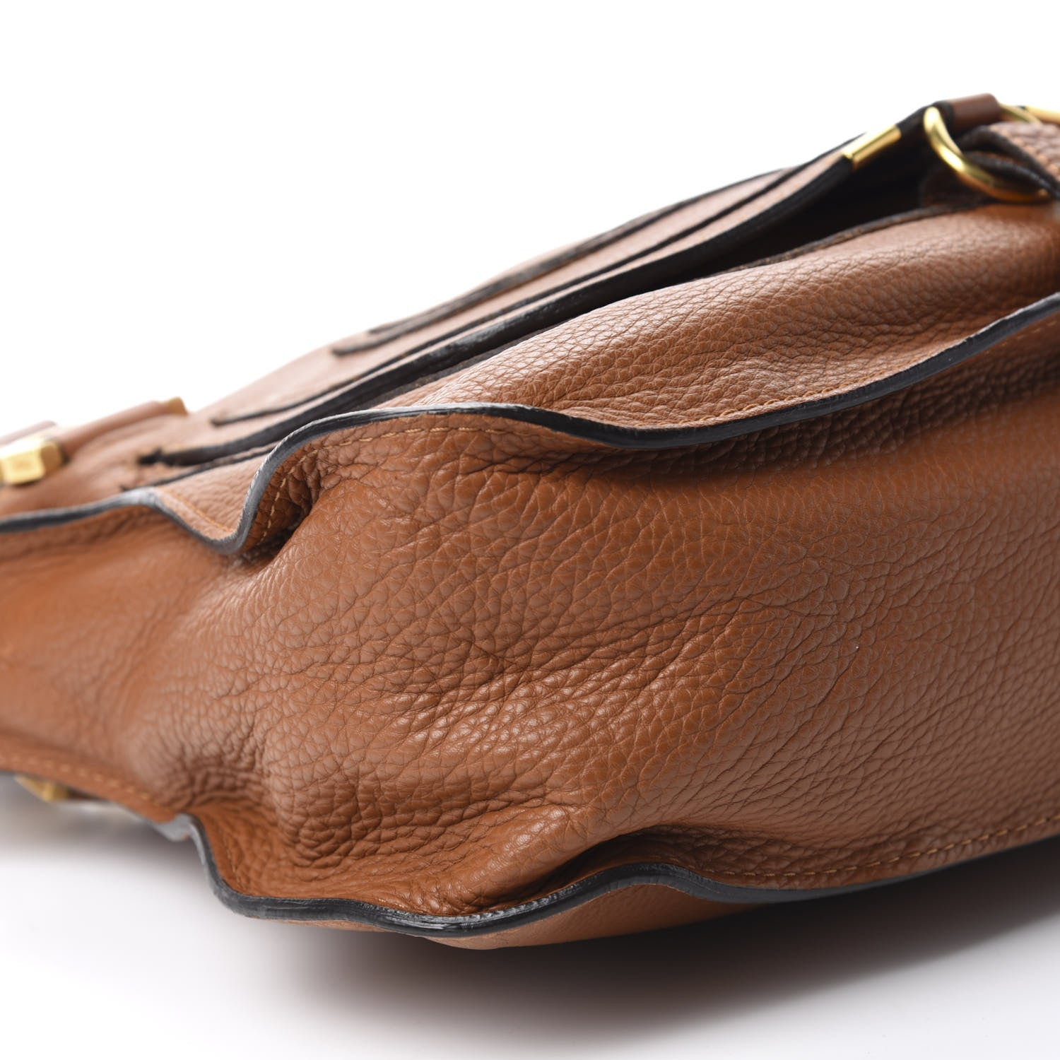 Chloe Calfskin Medium Marcie Satchel Tan 6 of 12