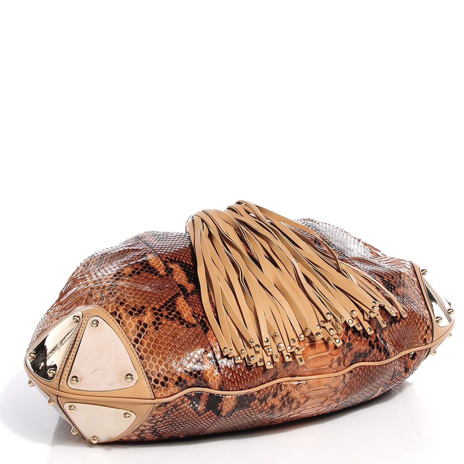 Gucci Python Large Indy Top Handle Hobo 4 of 9