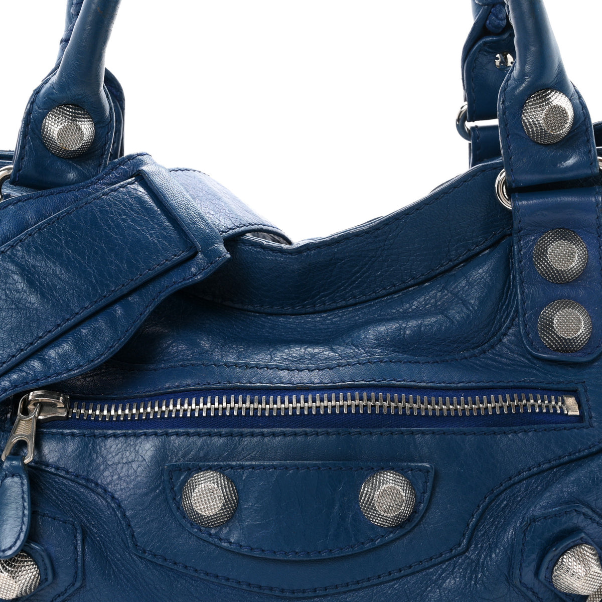 Balenciaga Agneau Giant 21 Silver Hardware City Outremer 9 of 12