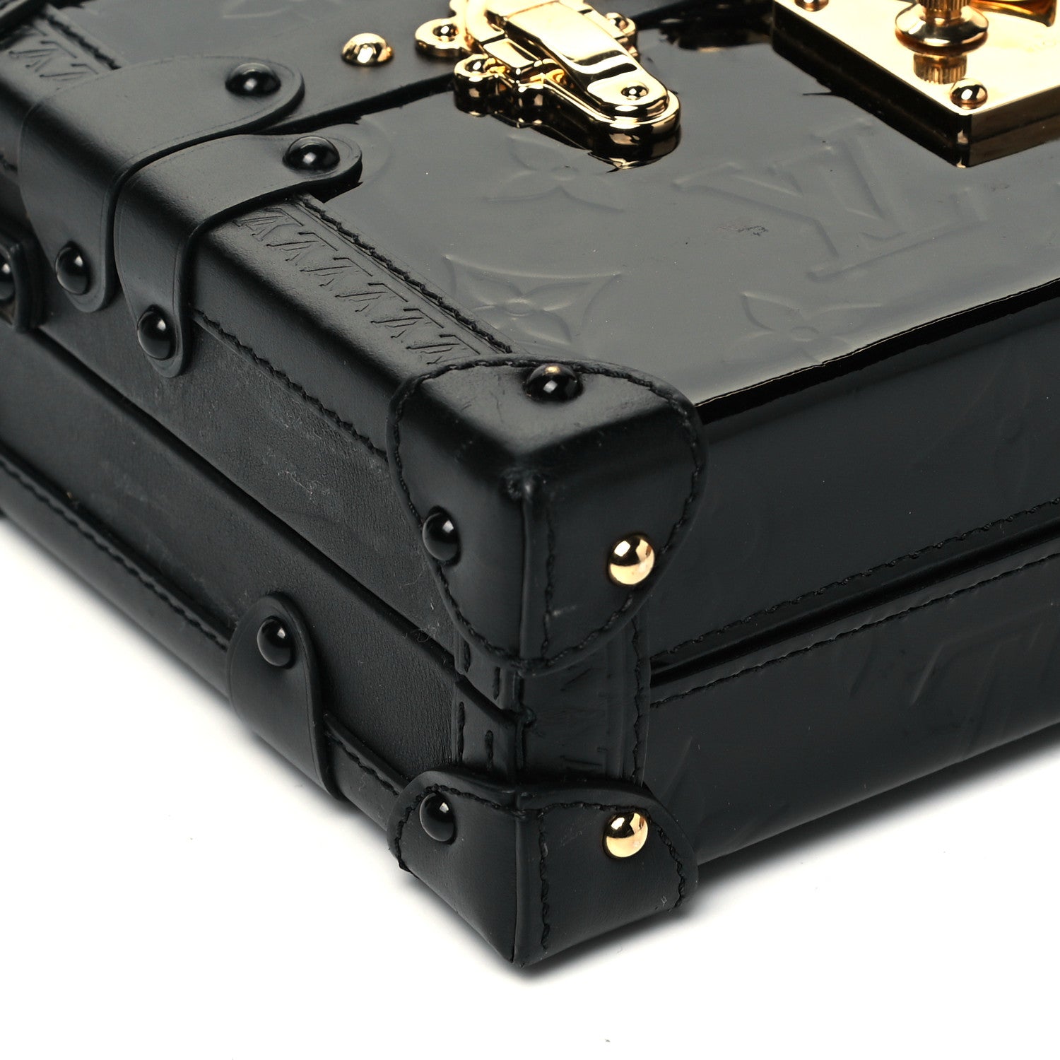 Louis Vuitton Vernis Petite Malle Black 7 of 8