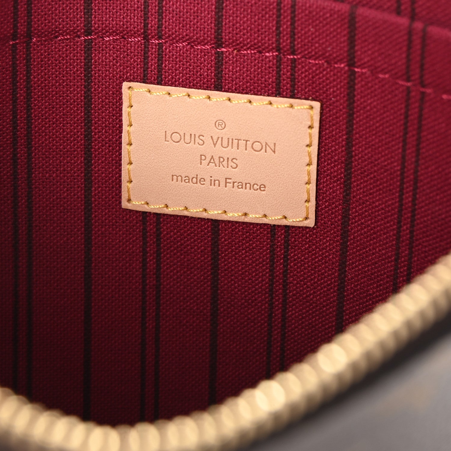 Louis Vuitton Monogram Neverfull MM GM Pochette Pivoine 6 of 6