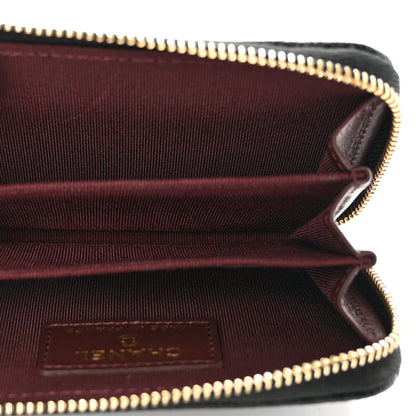 Chanel Caviar Quilted Zip Coin Purse Black 5 of 7