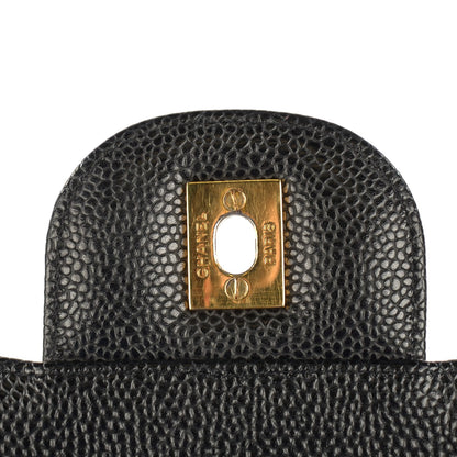 Chanel Caviar Quilted Jumbo Single Flap Black 8 of 8
