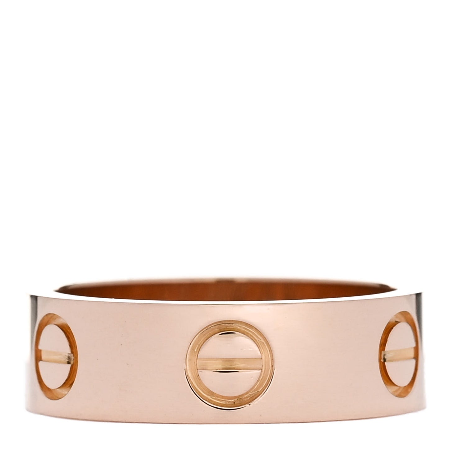 18K Pink Gold 5.5mm LOVE Ring 50 5.25