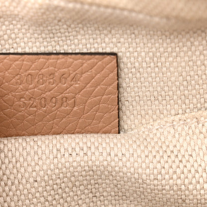 Gucci Pebbled Calfskin Small Soho Disco Bag Rose Beige 7 of 11