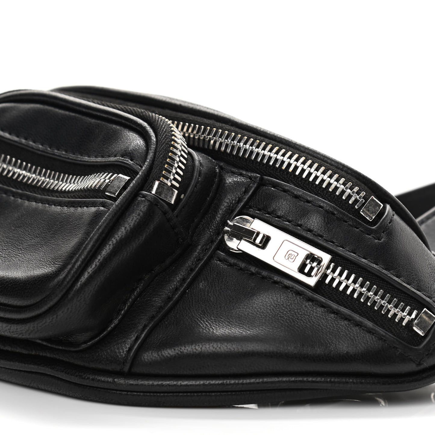 Lambskin Mini Attica Belt Bag Black
