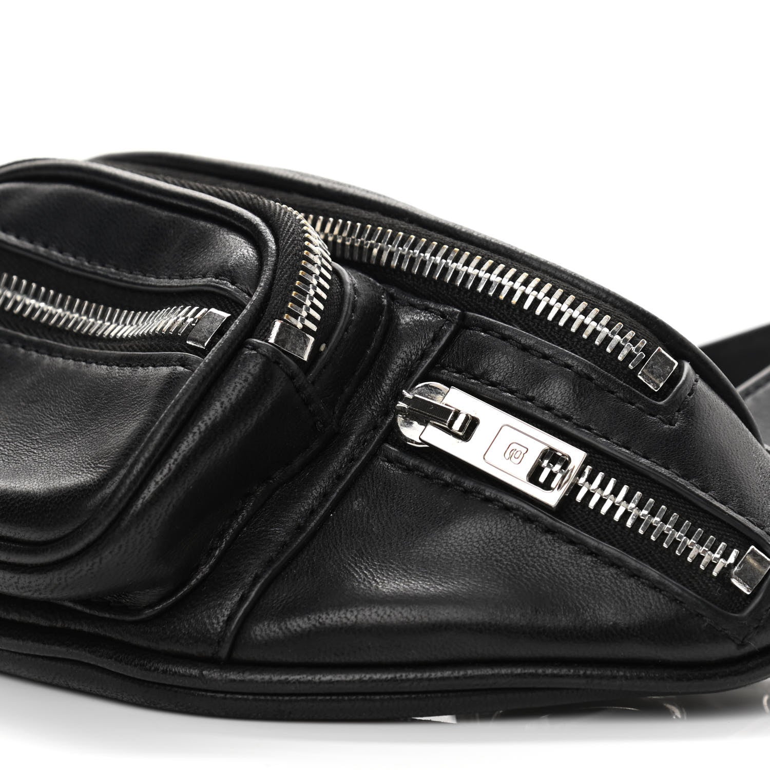 Alexander Wang Lambskin Mini Attica Belt Bag Black 10 of 12