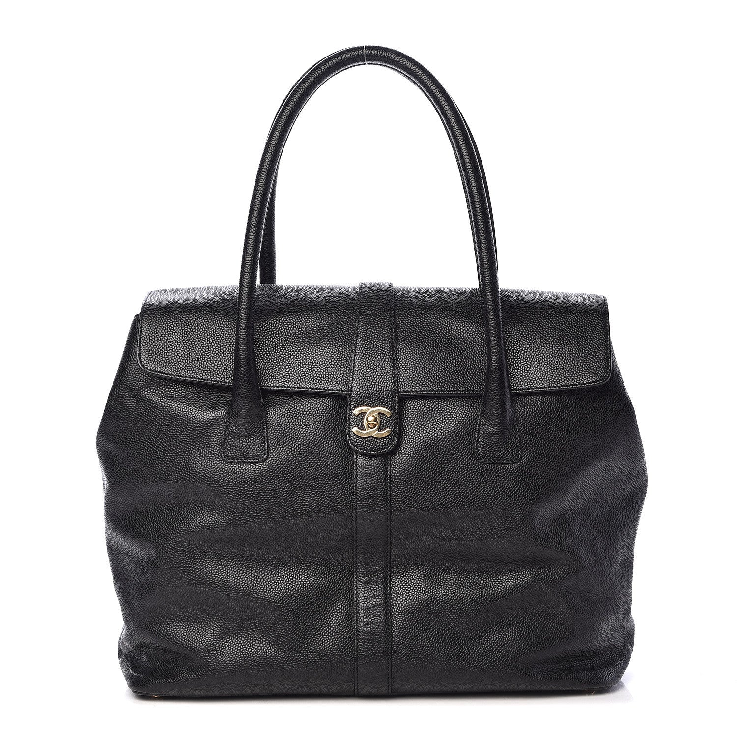 Chanel Caviar CC Tote Black 1 of 16