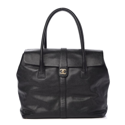 Chanel Caviar CC Tote Black 1 of 16