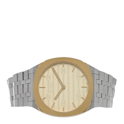Gucci Stainless Steel 34mm 25H Quartz Watch Gold 2 of 5