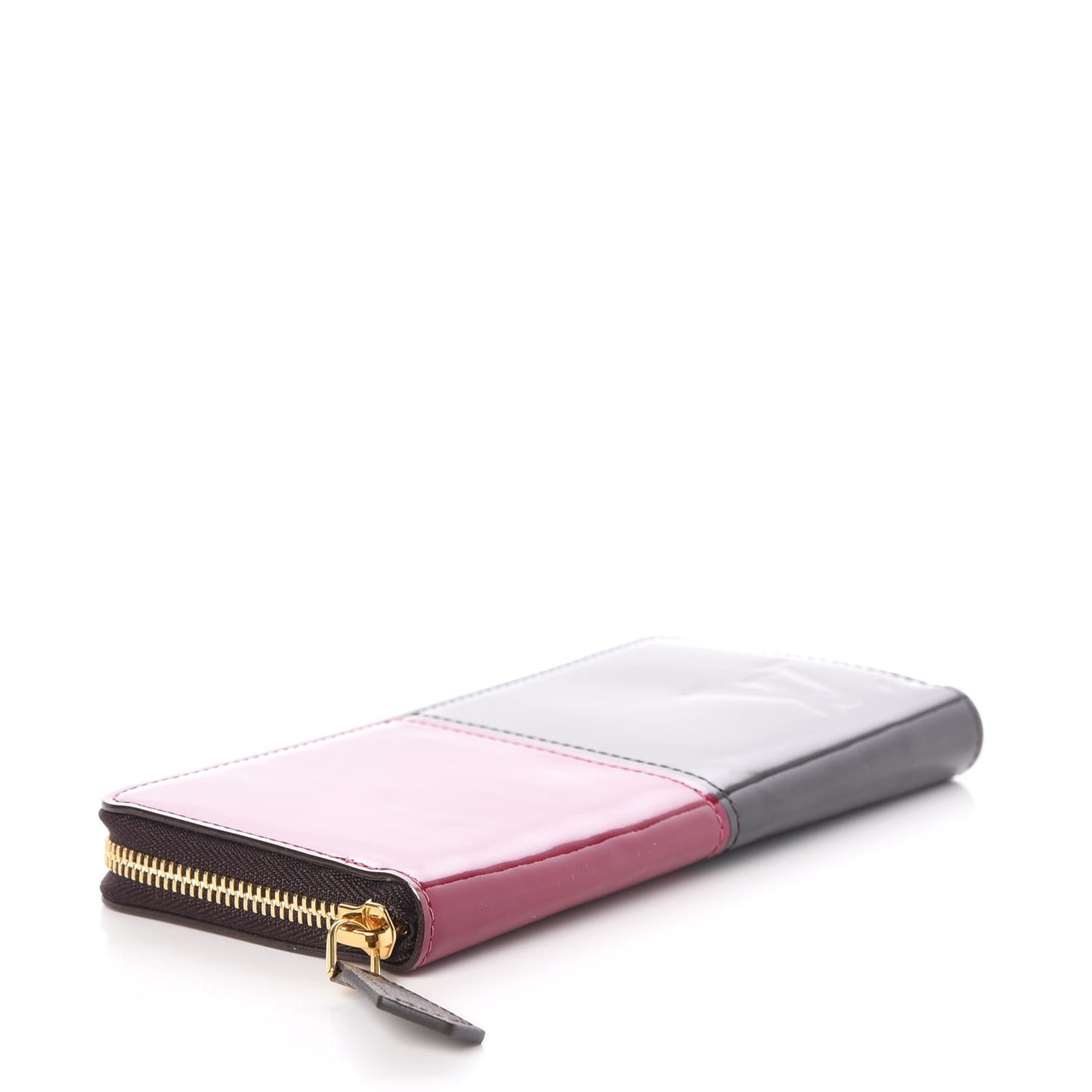 Patent Miroir Clemence Wallet Magenta Black