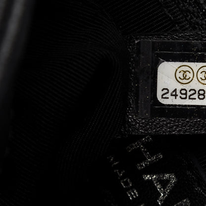 Chanel Lambskin Chevron Quilted Studded Stud Wars Backpack Black 8 of 9
