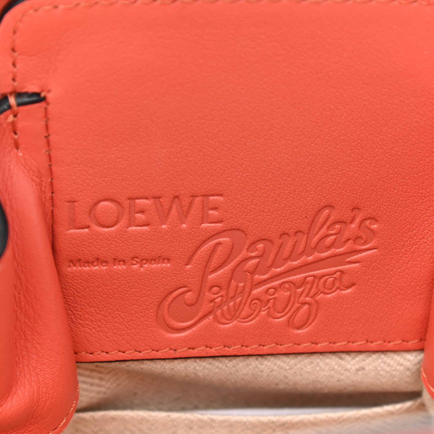 Loewe Calfskin Embroidered Floral Mini Hammock Shoulder Bag 6 of 9