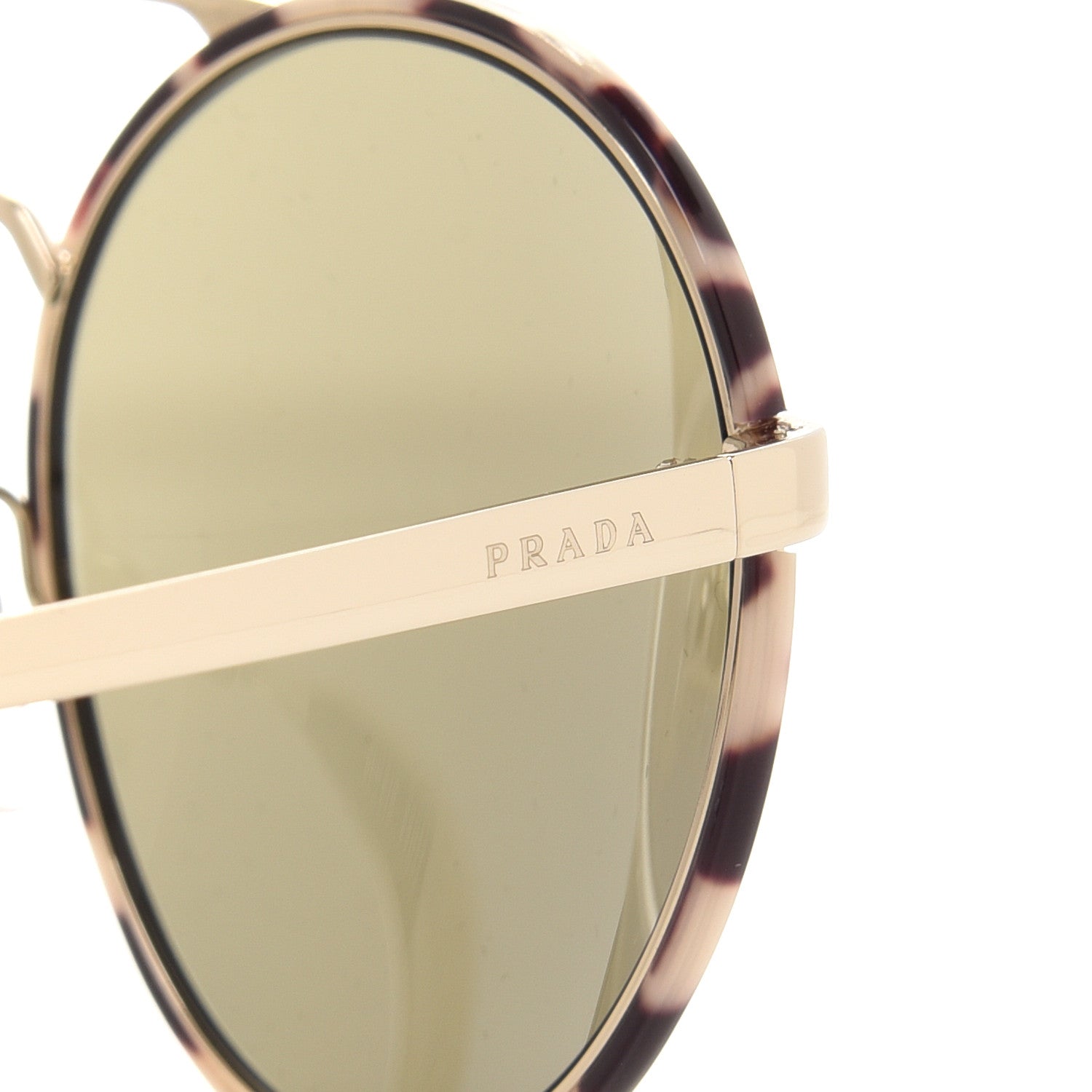 Prada Round Sunglasses SPR51S Tortoise 5 of 8